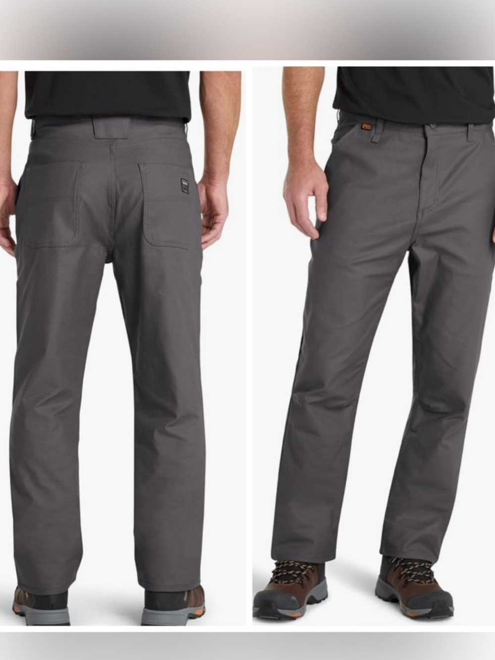 Timberland Gritman Athletic Fit Performance Pants Men's Size 34 Grey Workwear